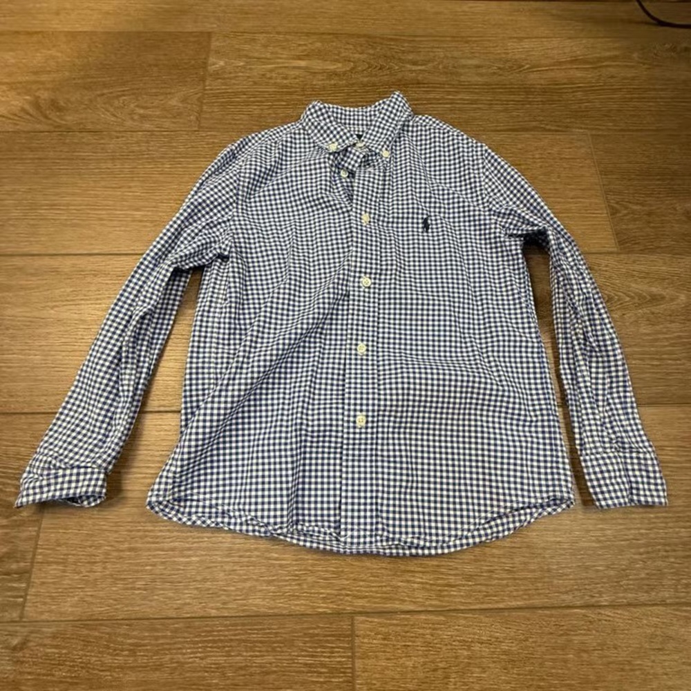 Men's Blue Checkered Shirt